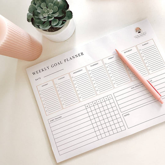 A4 Weekly Planner